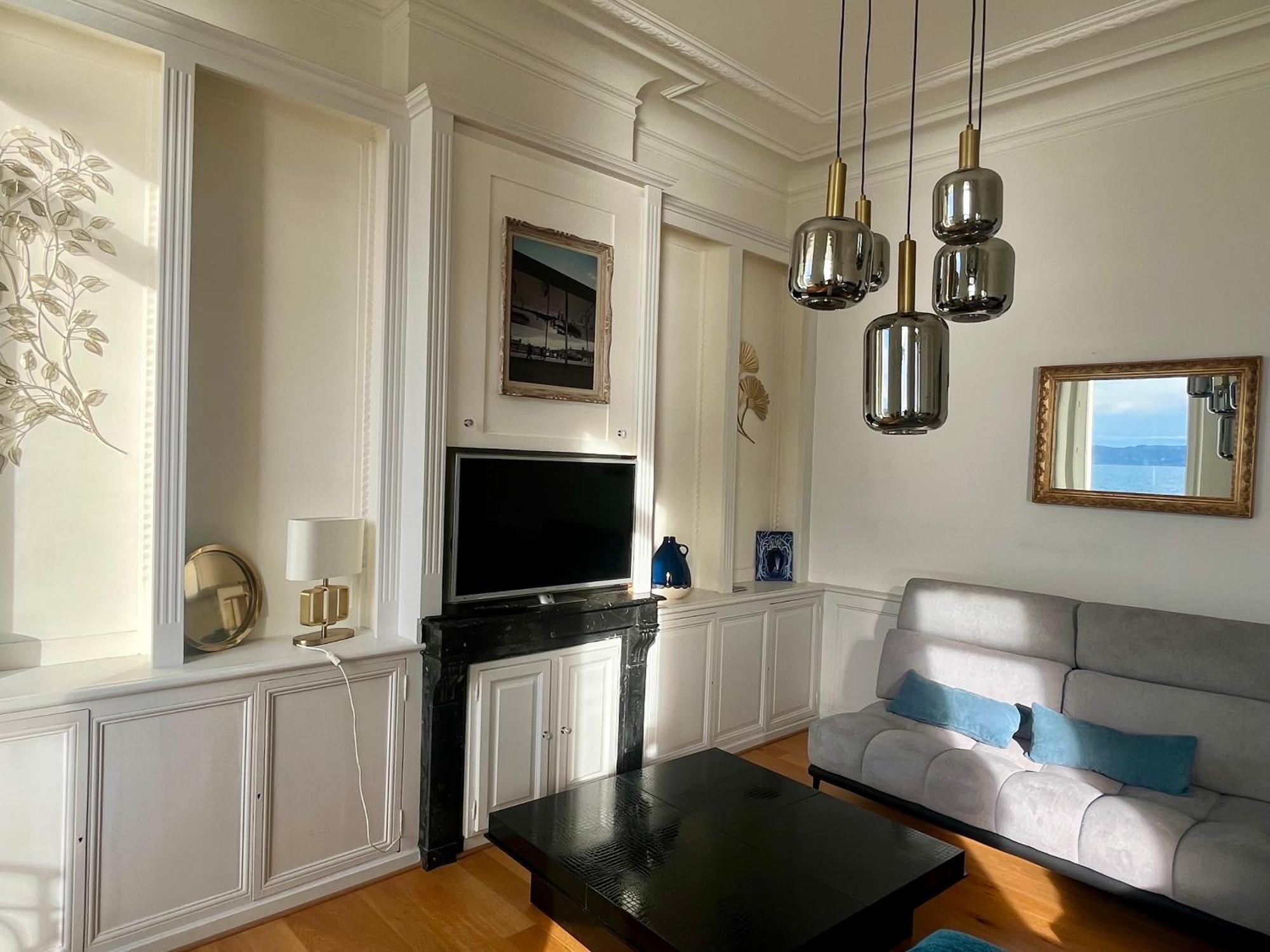 Appartement Sur La Corniche Kennedy Face A La Mer Marseilles Buitenkant foto
